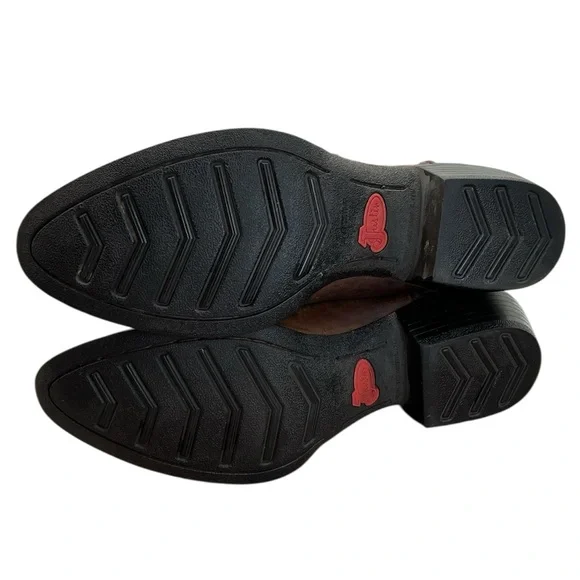 Justin western boots Style 2551 Brown Size 9 M - Picture 6 of 10